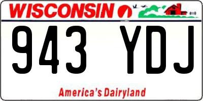 WI license plate 943YDJ