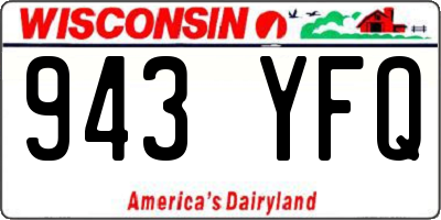 WI license plate 943YFQ