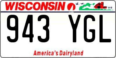 WI license plate 943YGL