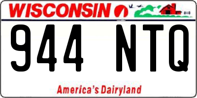 WI license plate 944NTQ