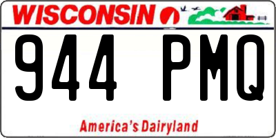 WI license plate 944PMQ