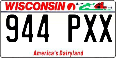 WI license plate 944PXX