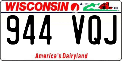 WI license plate 944VQJ
