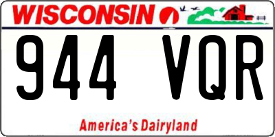 WI license plate 944VQR
