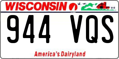 WI license plate 944VQS