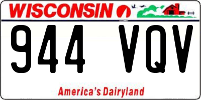 WI license plate 944VQV