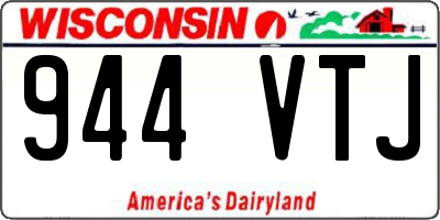 WI license plate 944VTJ