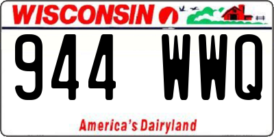 WI license plate 944WWQ