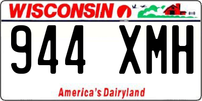 WI license plate 944XMH
