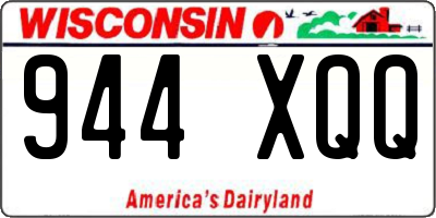 WI license plate 944XQQ