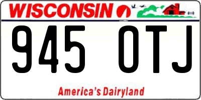 WI license plate 945OTJ