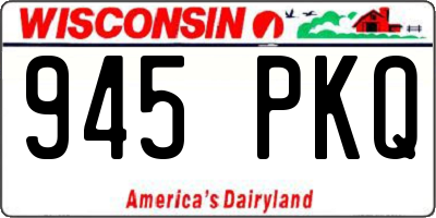 WI license plate 945PKQ