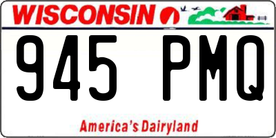 WI license plate 945PMQ