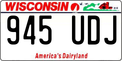 WI license plate 945UDJ