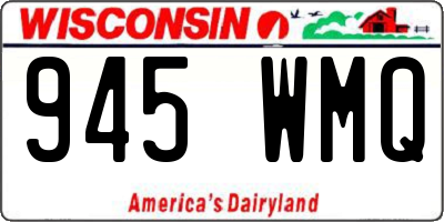 WI license plate 945WMQ