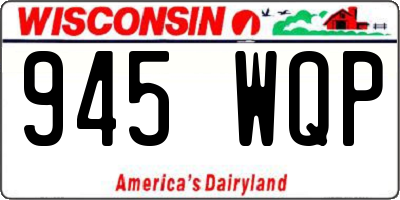 WI license plate 945WQP