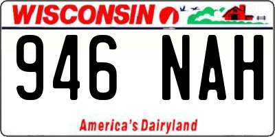 WI license plate 946NAH