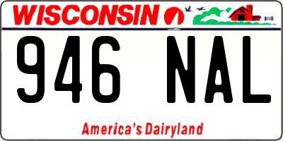 WI license plate 946NAL