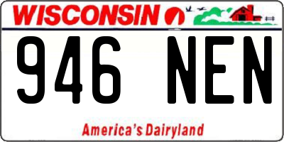 WI license plate 946NEN