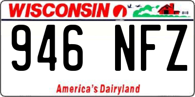 WI license plate 946NFZ