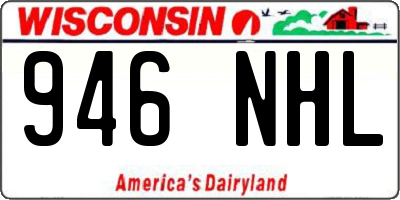 WI license plate 946NHL