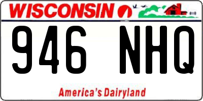 WI license plate 946NHQ