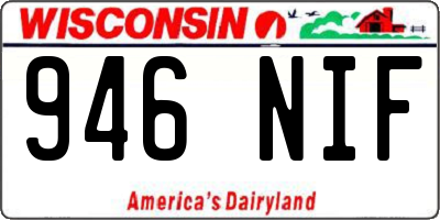 WI license plate 946NIF