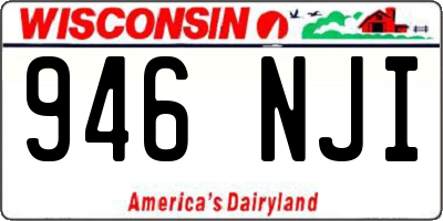 WI license plate 946NJI