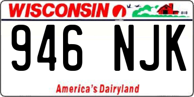 WI license plate 946NJK