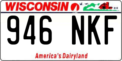 WI license plate 946NKF