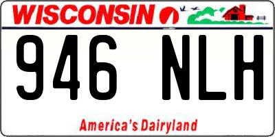 WI license plate 946NLH