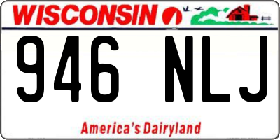 WI license plate 946NLJ