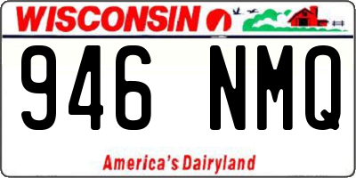 WI license plate 946NMQ