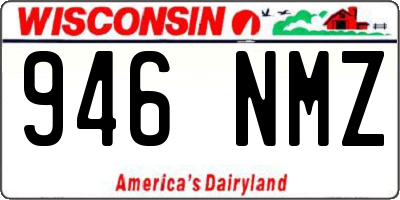 WI license plate 946NMZ