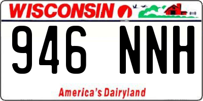 WI license plate 946NNH