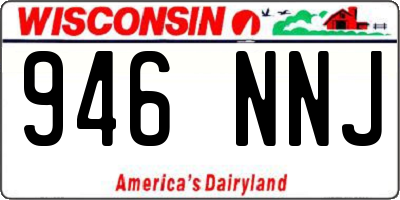 WI license plate 946NNJ