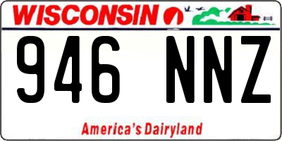 WI license plate 946NNZ