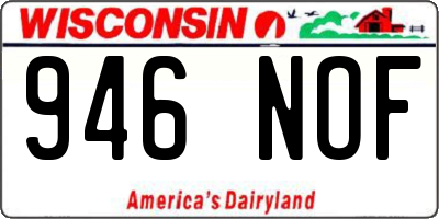 WI license plate 946NOF