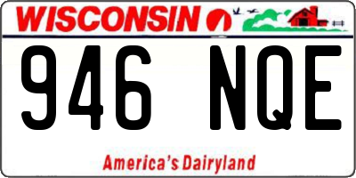 WI license plate 946NQE