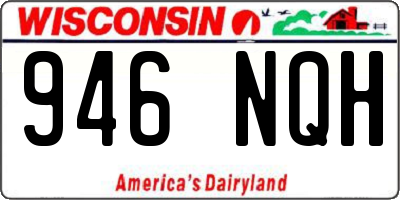 WI license plate 946NQH