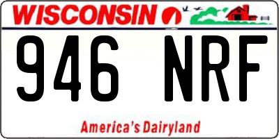 WI license plate 946NRF