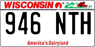 WI license plate 946NTH