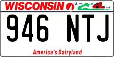 WI license plate 946NTJ