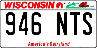 WI license plate 946NTS
