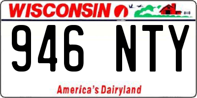 WI license plate 946NTY