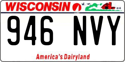WI license plate 946NVY