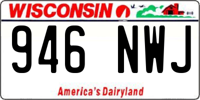 WI license plate 946NWJ