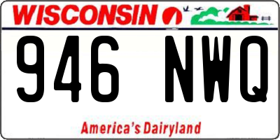 WI license plate 946NWQ