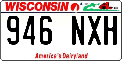 WI license plate 946NXH