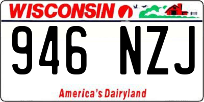 WI license plate 946NZJ